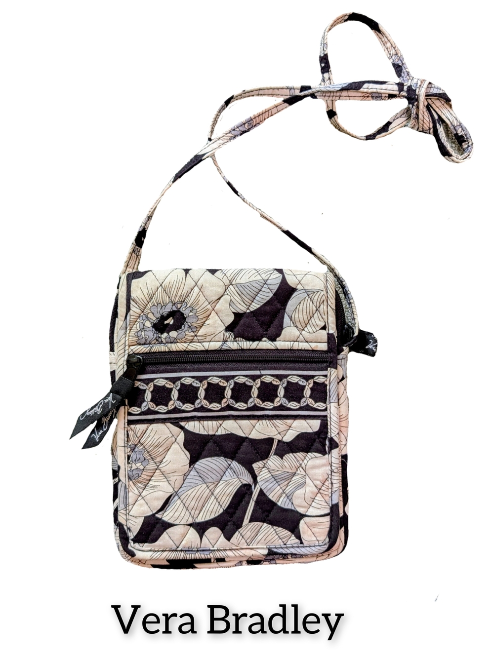 Vera Bradley Blue And White Floral Crossbody Bag